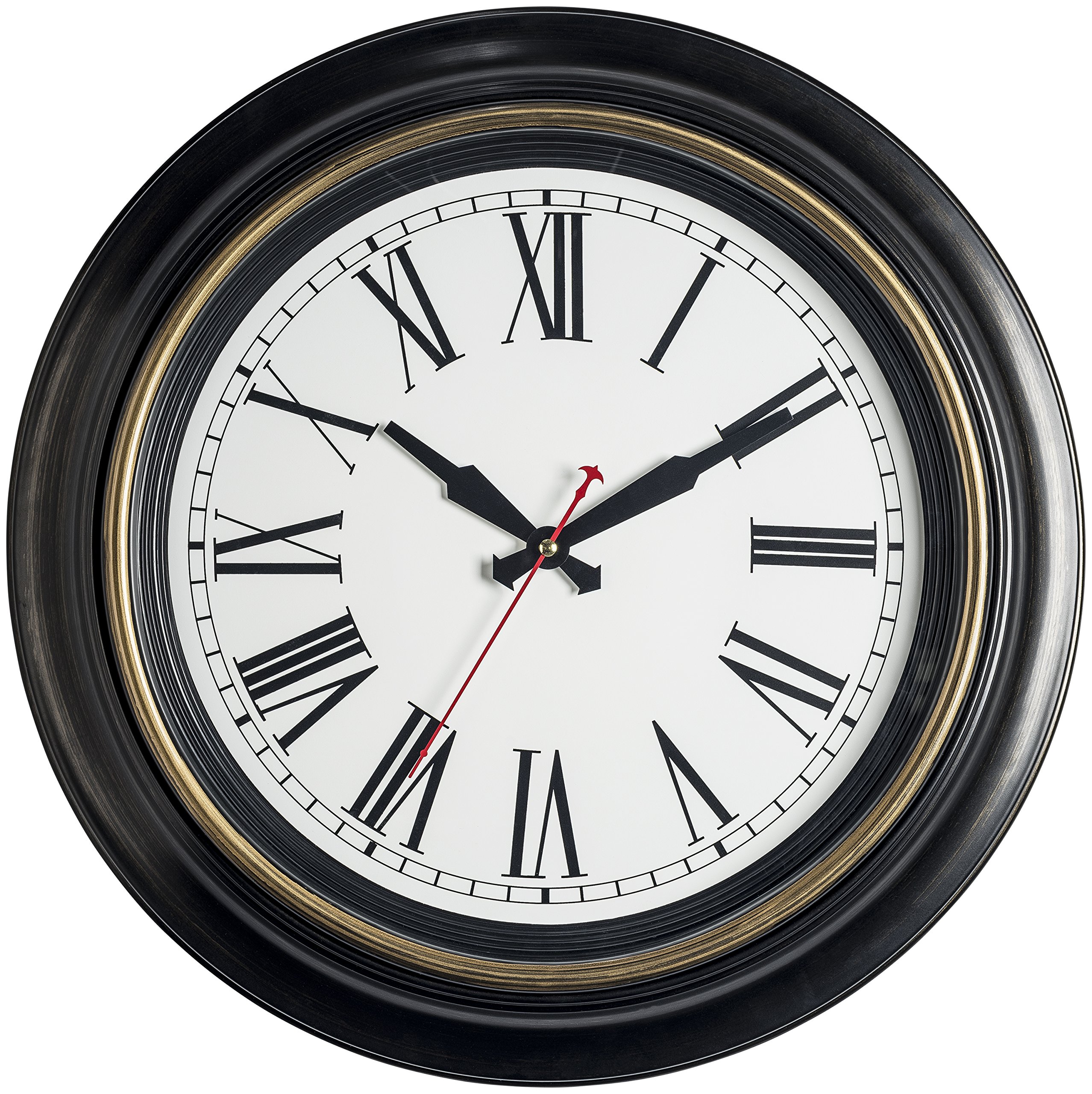 Amazon.com: Bernhard Products Extra Large Wall Clock, 18 Inch